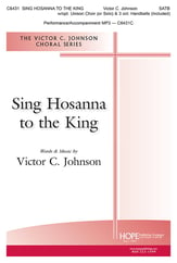 Sing Hosanna to the King SATB choral sheet music cover